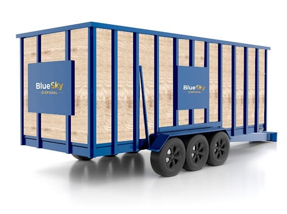 Driveway-Safe Rubber-Wheeled Dumpster Rental