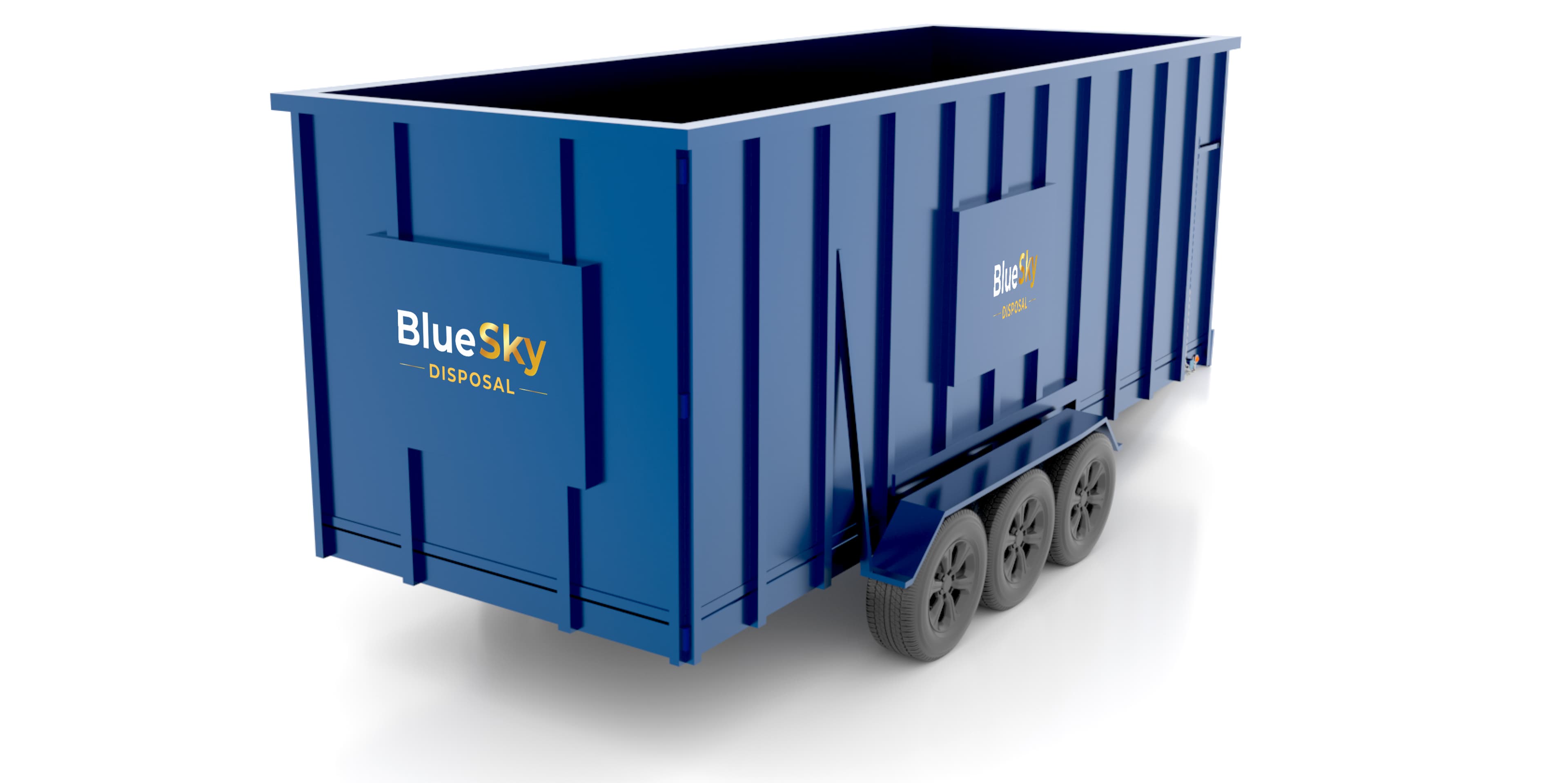 Rubber-Wheeled Dumpsters