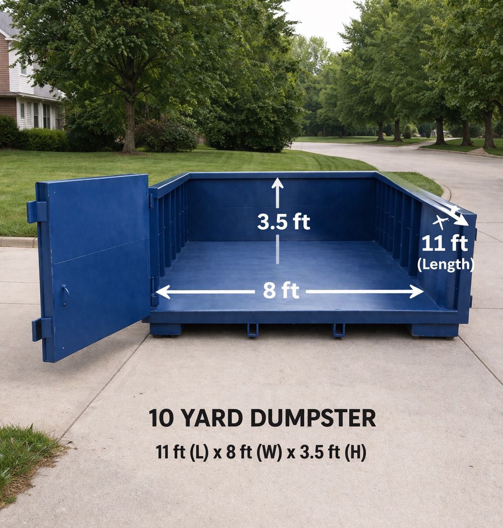 10 Yard Roll Off Dumpster