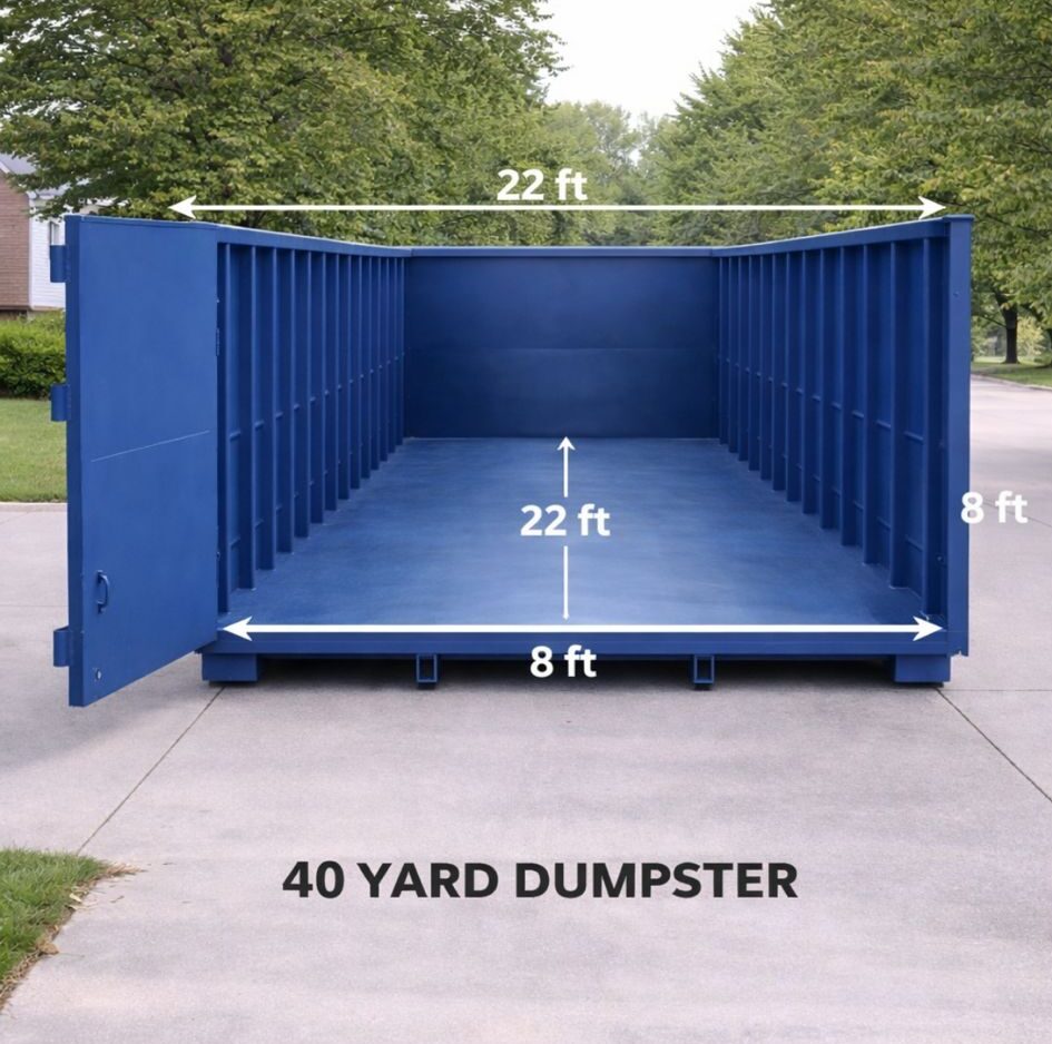 40 Yard Roll Off Dumpster