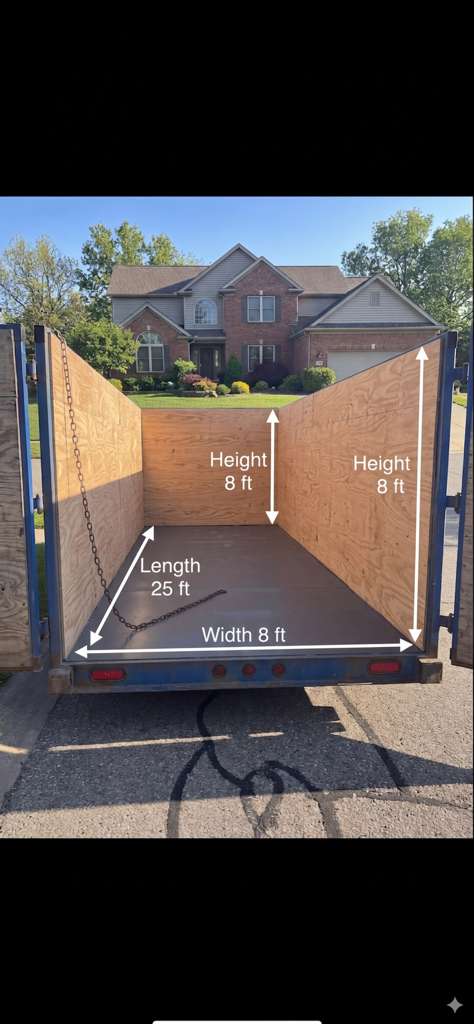 30 Yard Rubber Wheel Dumpster